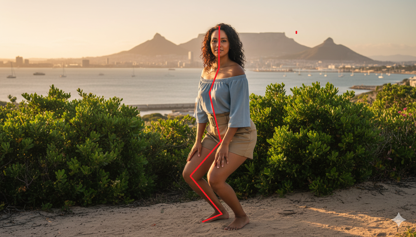 Woman doing Hip Seal squat in Cape Town | BalanceHER